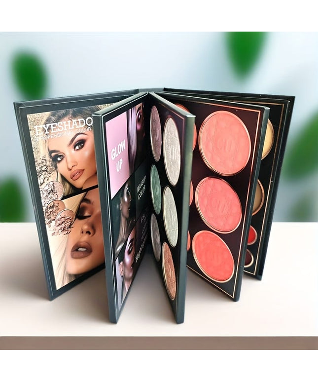 KissICON 48 Color Eye Shadow 48 Color Glittery 4layer Folding Eyeshadow