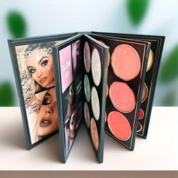 KissICON 48 Color Eye Shadow 48 Color Glittery 4layer Folding Eyeshadow