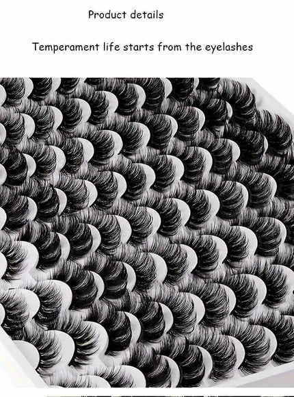 KissICON 48 Pairs With 6 Styles KissIcon Mixed Fluffy False Lashes 6 Styles -