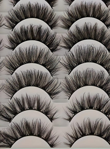 KissICON 48 Pairs With 6 Styles KissIcon Mixed Fluffy False Lashes 6 Styles -