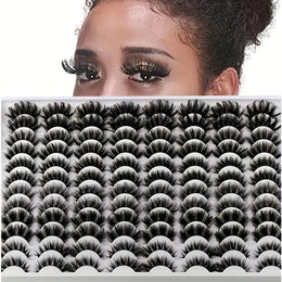 KissICON 48 Pairs With 6 Styles KissIcon Mixed Fluffy False Lashes 6 Styles -