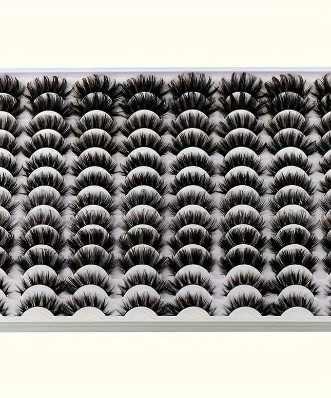 KissICON 48 Pairs With 6 Styles KissIcon Mixed Fluffy False Lashes 6 Styles -