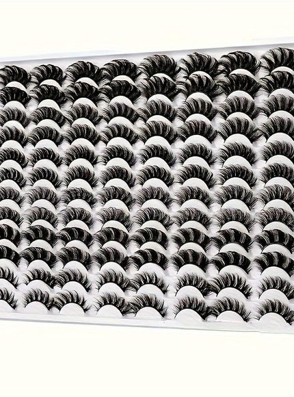 KissICON 48 Pairs With 6 Styles KissIcon Mixed Fluffy False Lashes 6 Styles -