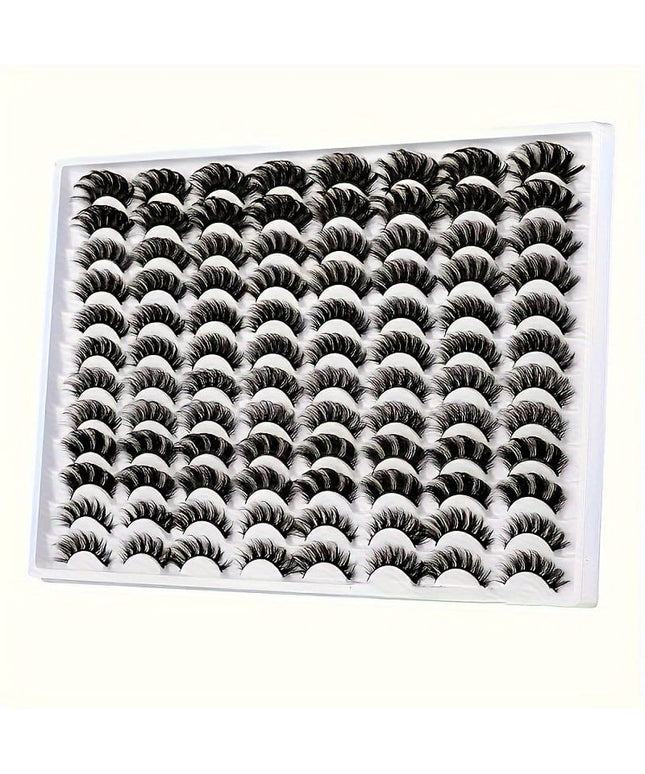 KissICON 48 Pairs With 6 Styles KissIcon Mixed Fluffy False Lashes 6 Styles -