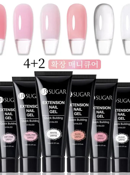 KissICON 49154-7 KissIcon UR Sugar Nail Gel Set 6Pcs 15ml