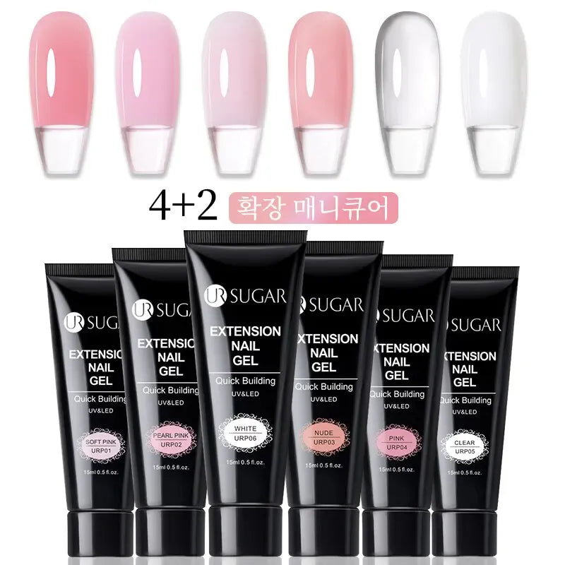 KissICON 49154-7 KissIcon UR Sugar Nail Gel Set 6Pcs 15ml