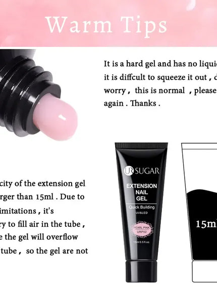 KissICON 49154-7 KissIcon UR Sugar Nail Gel Set 6Pcs 15ml