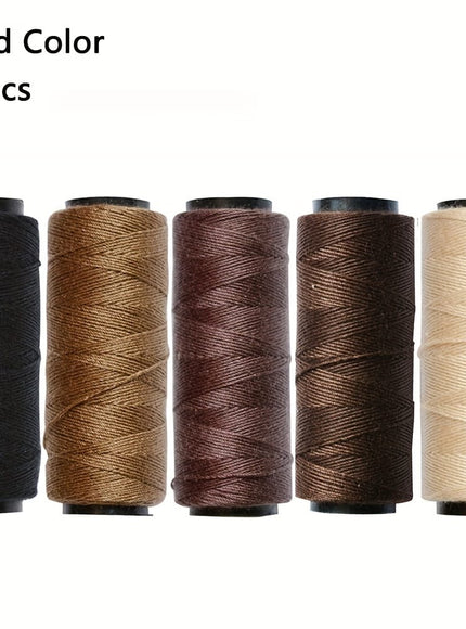 💋 Hair Extension Sewing Threads 5 Roll Kit