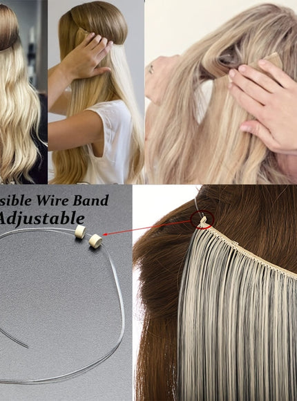 Kissicon Hair Extensions Hidden Wire Secure