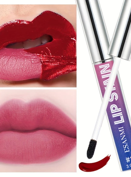 KissICON 4PCS(01+02+03+04) Vibrant Tearoff Matte Lip Gloss Longlasting Waterproof