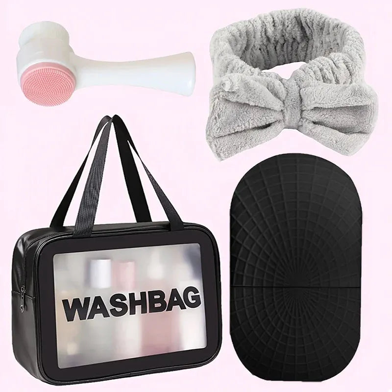 KissICON 4PCS-2 KissIcon 4-Piece Skin Care Gift Set Ice Roller