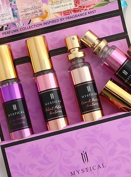 KissICON 4pcs / 80ml Mystical Floral Perfume – Longlasting Fragrance Her