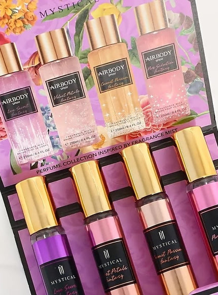 KissICON 4pcs / 80ml Mystical Floral Perfume – Longlasting Fragrance Her
