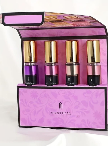KissICON 4pcs / 80ml Mystical Floral Perfume – Longlasting Fragrance Her