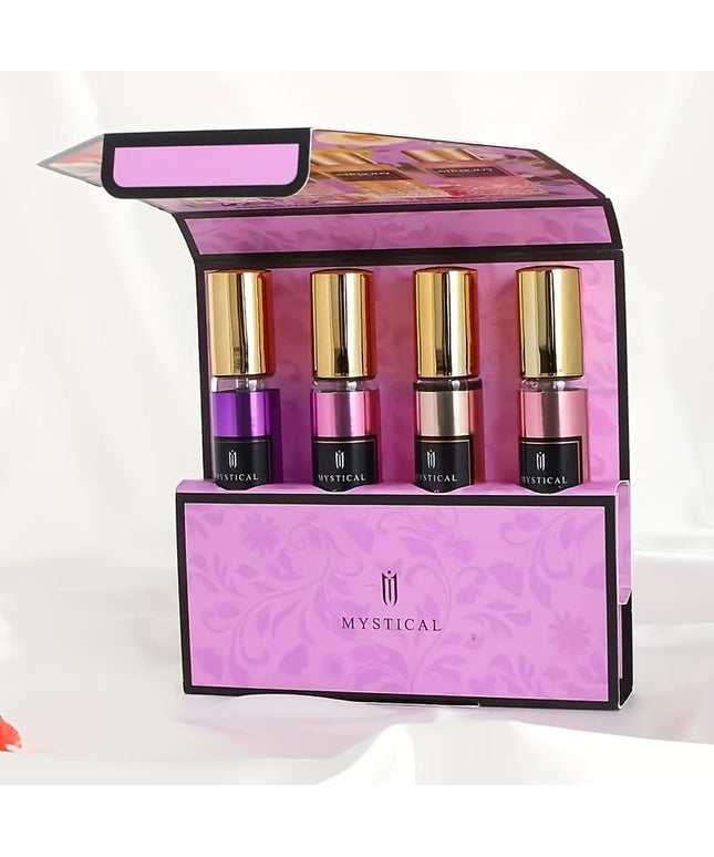 KissICON 4pcs / 80ml Mystical Floral Perfume – Longlasting Fragrance Her