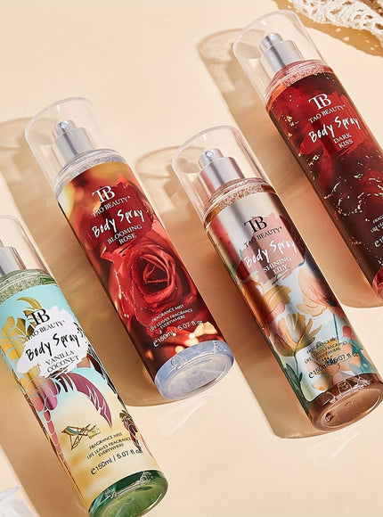 KissICON 4pcs Irresistible Charm 4pc Body Hair Perfume – Spray
