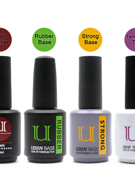 KissICON 4pcs KissIcon Gel Polish Set Base Coat For Nails