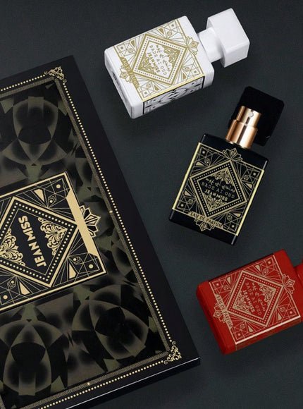 KissICON 4pcs Woody Fragrance Perfume – Three-piece Gift Natural