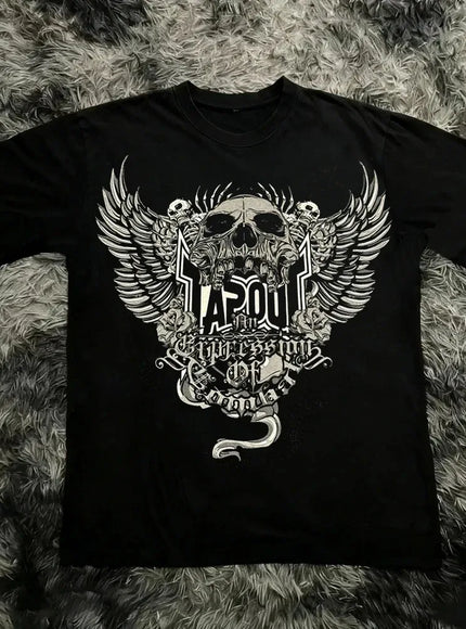 KissICON 4XL / 2 Y2K Tapout Graphic Tee Vintage 90s Summer Streetwear