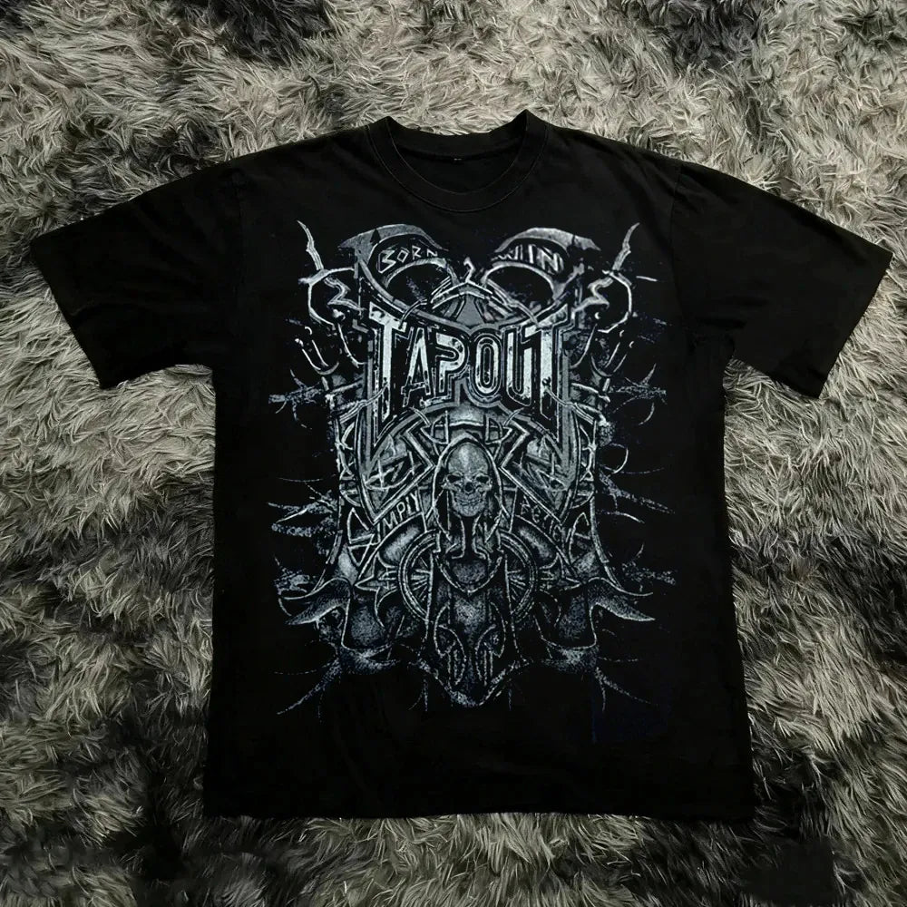KissICON 4XL / 5 Y2K Tapout Graphic Tee Vintage 90s Summer Streetwear