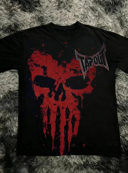 KissICON 4XL / 6 Y2K Tapout Graphic Tee Vintage 90s Summer Streetwear