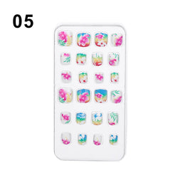 KissICON 5 💋 Child False Nails 24Pcs Box - Easy