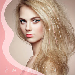 KissICON 5 Colors / 20inch KissIcon 18Pcs Sparkling Tinsel Extensions - Ideal Gift
