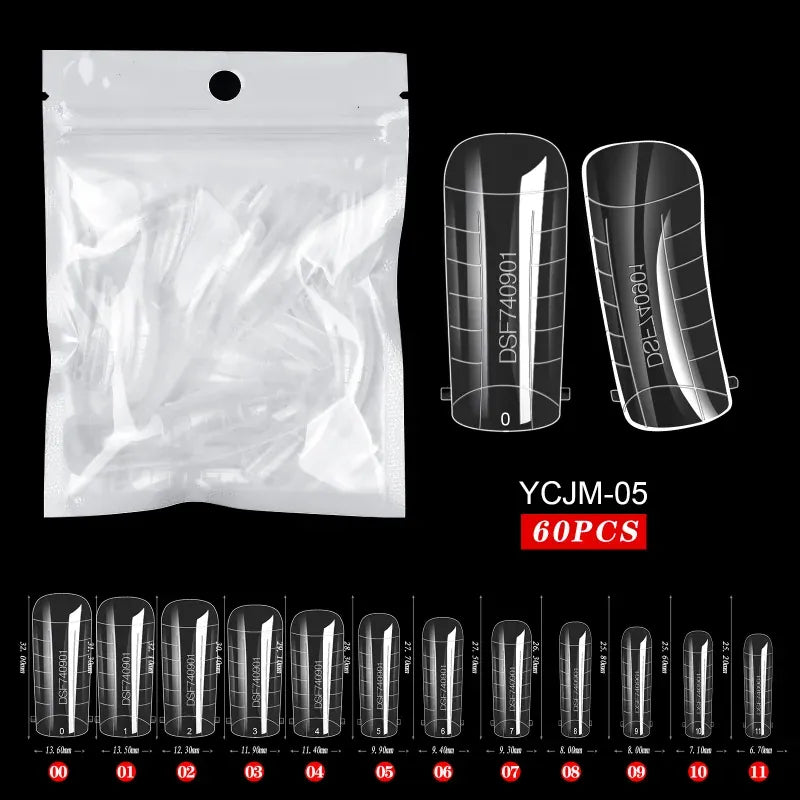 KissICON 5 KissIcon 60Pcs False Nail Tips Acrylic Gel -
