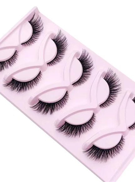 KissICON 5 Pairs Cat Eye Lashes KissIcon 5 Pairs Glamorous Cat Eye Lashes -