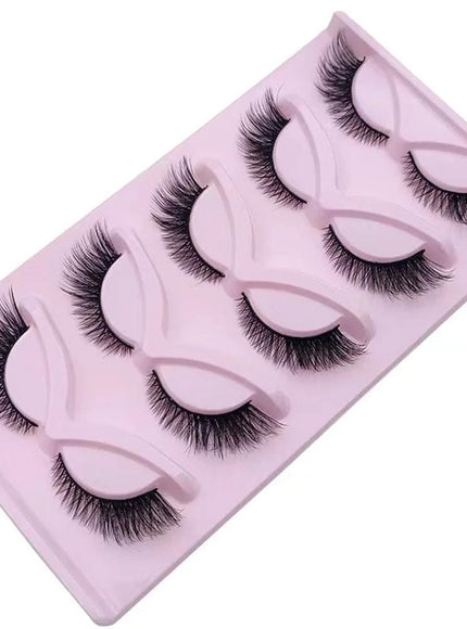 KissICON 5 Pairs Cat Eye Lashes KissIcon 5 Pairs Glamorous Cat Eye Lashes -