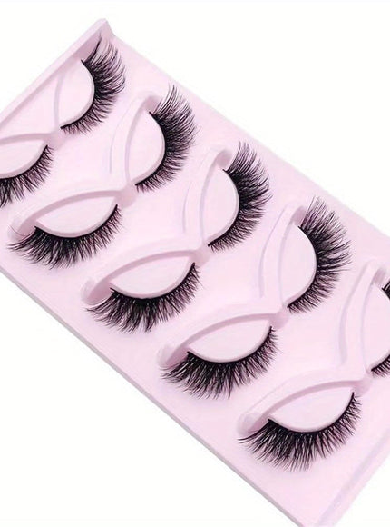 KissICON 5 Pairs Cat Eye Lashes KissIcon 5 Pairs Glamorous Cat Eye Lashes -