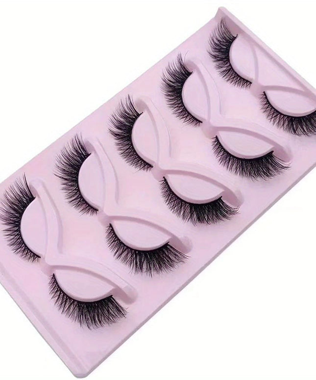 KissICON 5 Pairs Cat Eye Lashes KissIcon 5 Pairs Glamorous Cat Eye Lashes -