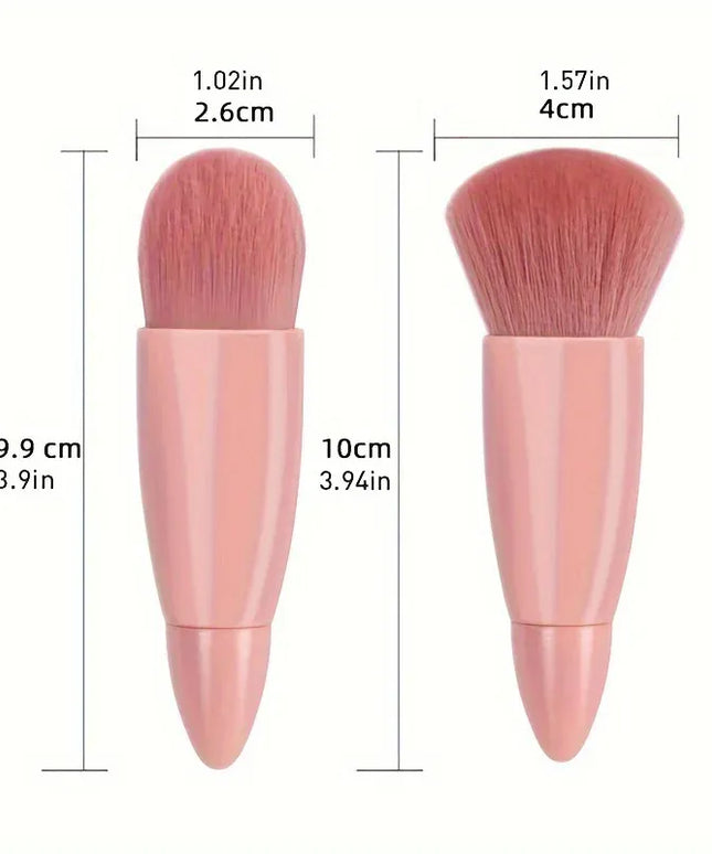 KissICON 5 Piece Mini Makeup Brush Set With Mirror