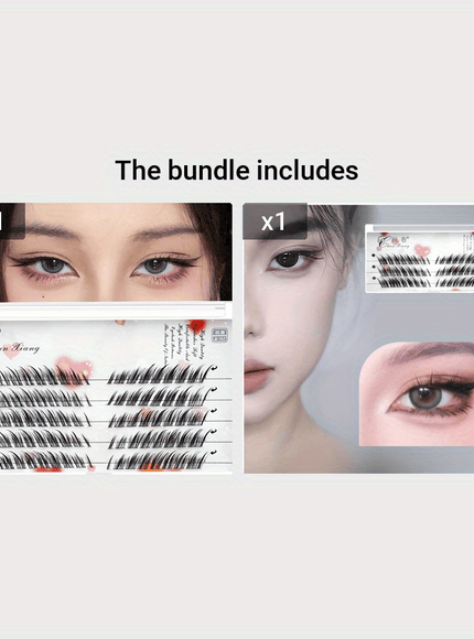 KissICON 5 Rows+3 Rows KissIcon 3D Fluffy Eyelashes Self Adhesive - Beginner