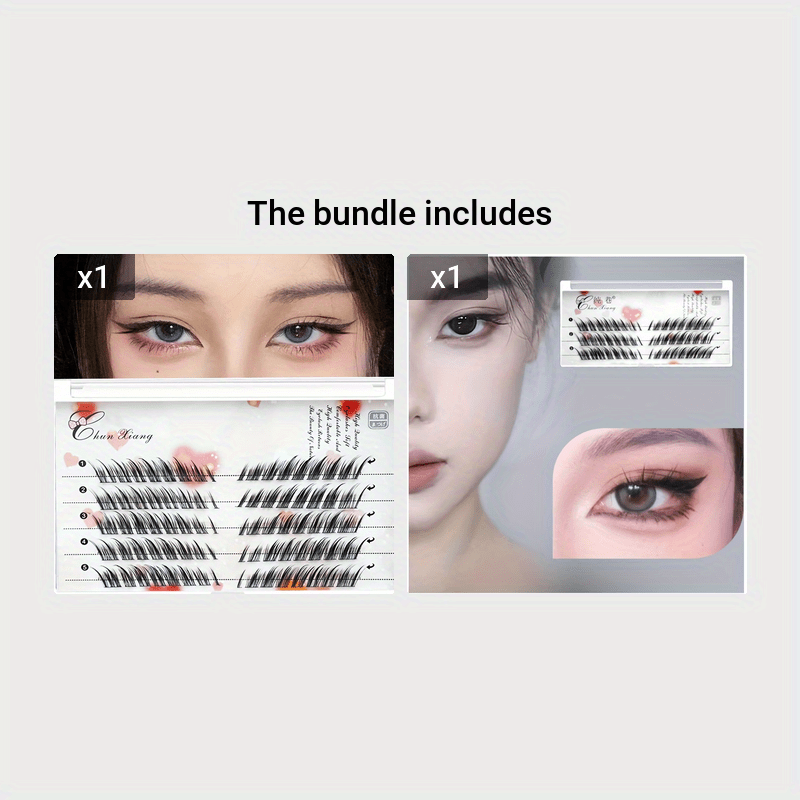 KissICON 5 Rows+3 Rows KissIcon 3D Fluffy Eyelashes Self Adhesive - Beginner