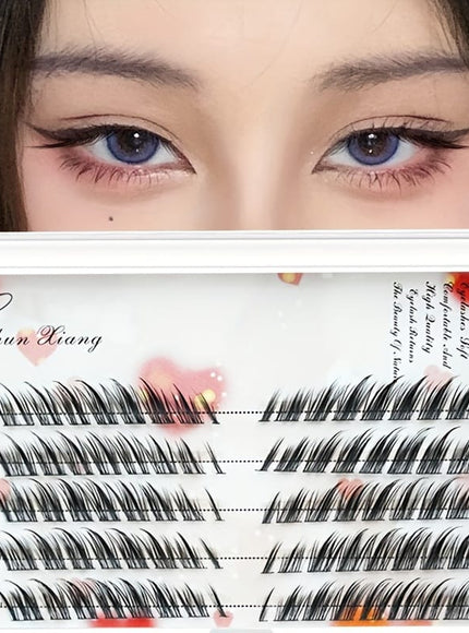 KissICON 5 Rows KissIcon 3D Fluffy Eyelashes Self Adhesive - Beginner
