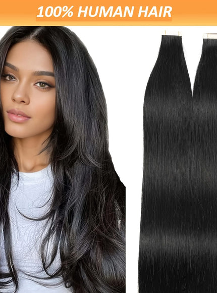 KissIcon Tape-In Straight Hair Extensions 16-26 - Weft