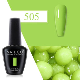 KissICON 505 💋 Nailco Red Gel Polish - Lasting Soak