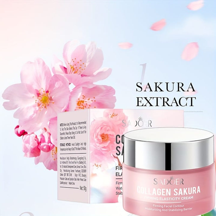Collagen Sakura Firming Elasticity Face Cream - Non