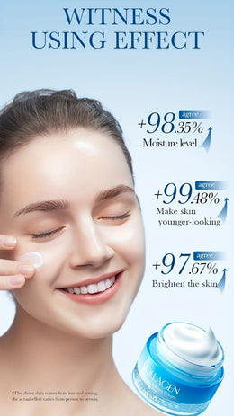 KissICON 50g(1.76oz) KissIcon Collagen Cream Light Beige Hydration Hyaluronic