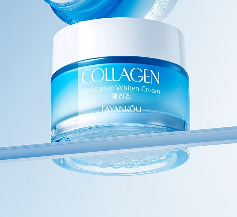 KissICON 50g(1.76oz) KissIcon Collagen Cream Light Beige Hydration Hyaluronic