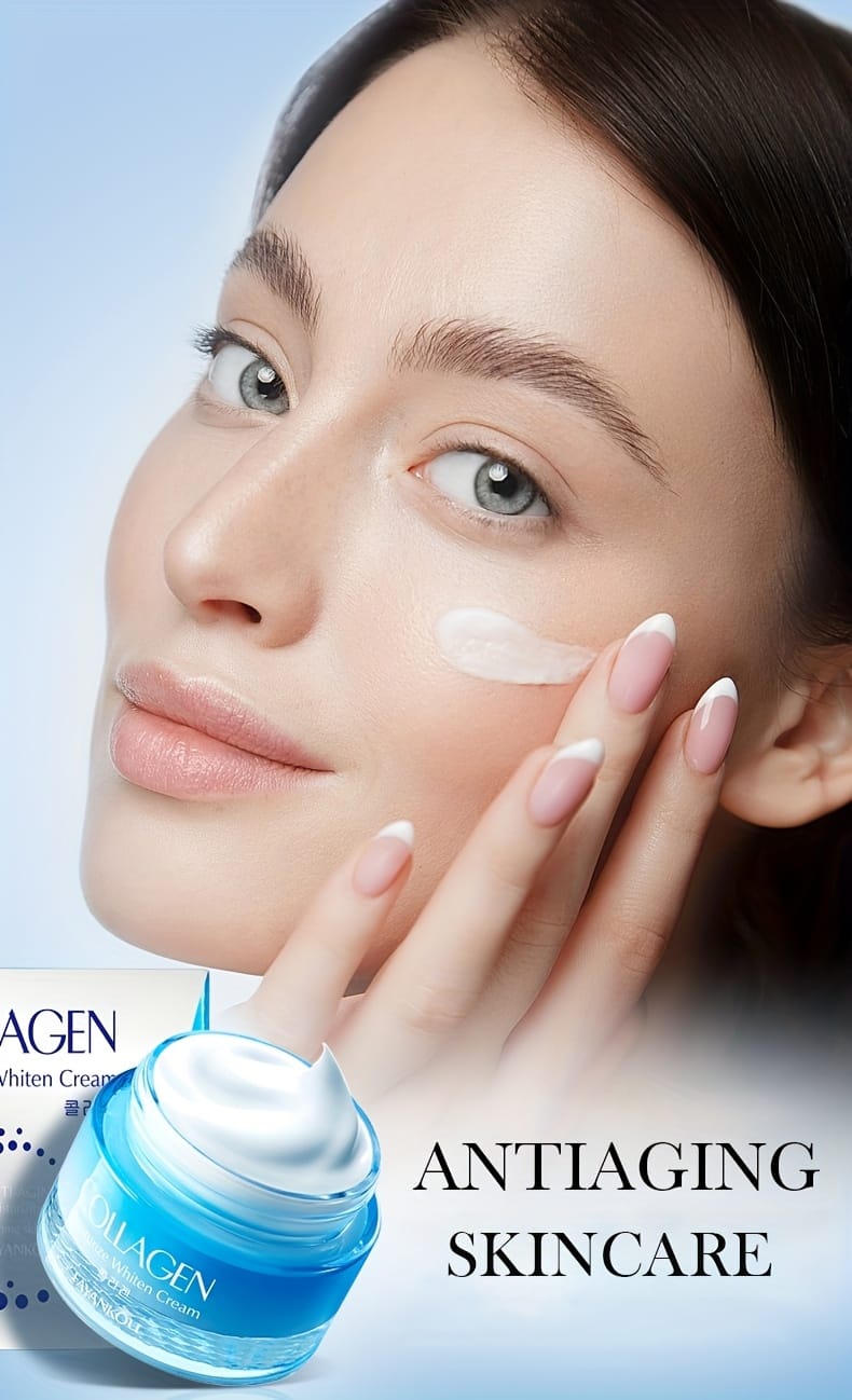 KissICON 50g(1.76oz) KissIcon Collagen Cream Light Beige Hydration Hyaluronic
