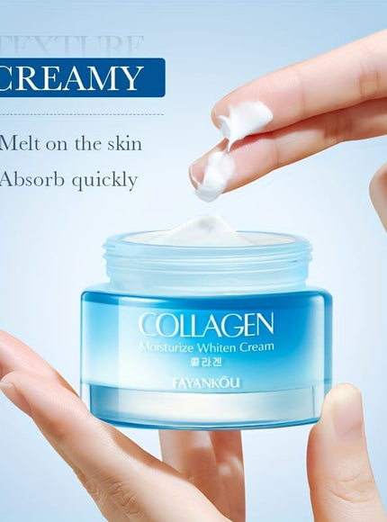 KissICON 50g(1.76oz) KissIcon Collagen Cream Light Beige Hydration Hyaluronic