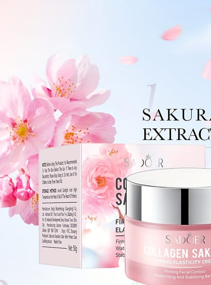 KissICON 50g(1.76oz) Sakura Collagen Firming Face Cream Hydrate