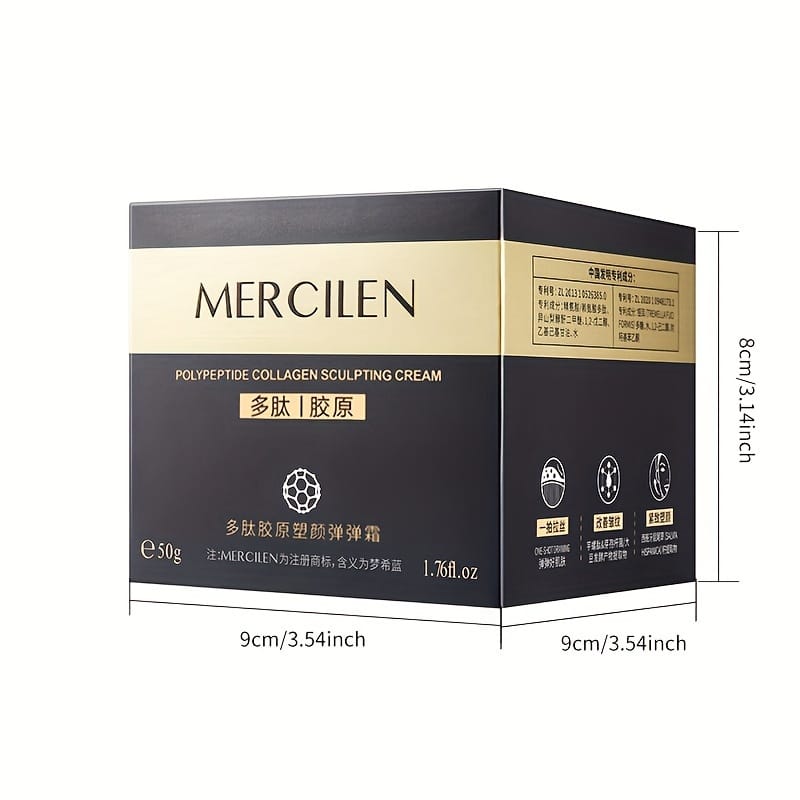 KissICON 50g Mercilen Hyaluronic Acid Moisturizing Cream - Skin Types