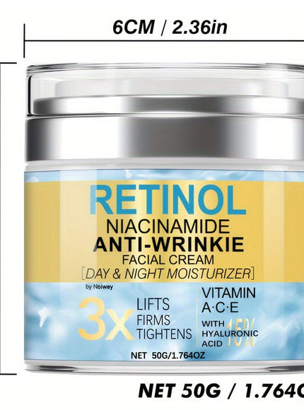 KissICON 50g Retinol Collagen Face Cream Duo - Hydrating For