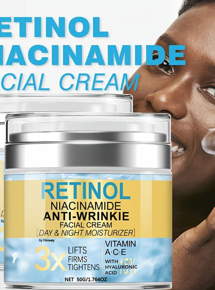 KissICON 50g Retinol Collagen Face Cream Duo - Hydrating For