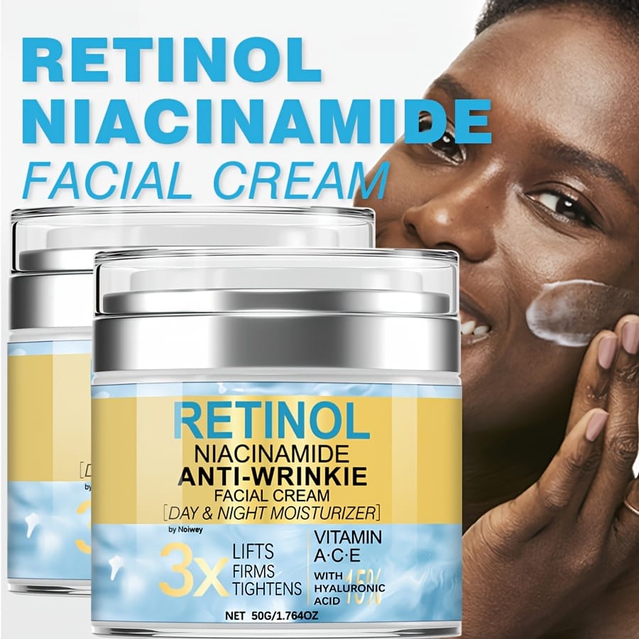 KissICON 50g Retinol Collagen Face Cream Duo - Hydrating For