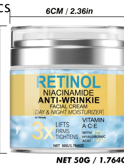 KissICON 50g Retinol Collagen Face Cream Duo - Hydrating For