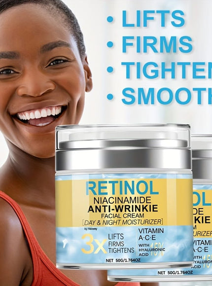 KissICON 50g Retinol Collagen Face Cream Duo - Hydrating For